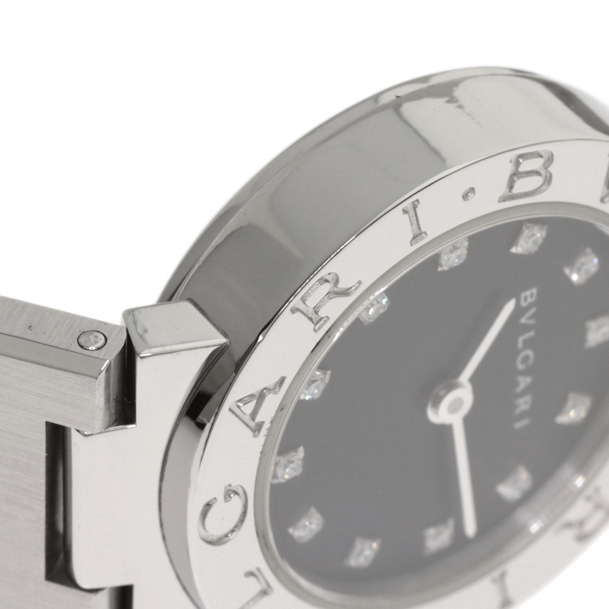 BVLGARI BVLGARI BVLGARI 12P Diamond Watches BB23SS/12 Stainless Steel/Stainless Steel Ladies