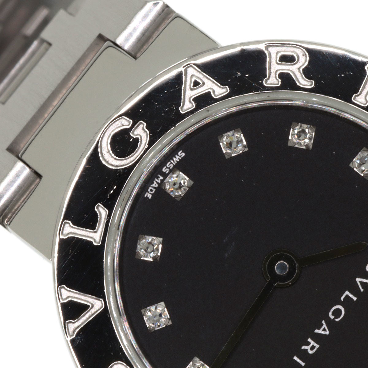 BVLGARI BVLGARI BVLGARI 12P Diamond Watches BB23SS/12 Stainless Steel/Stainless Steel Ladies