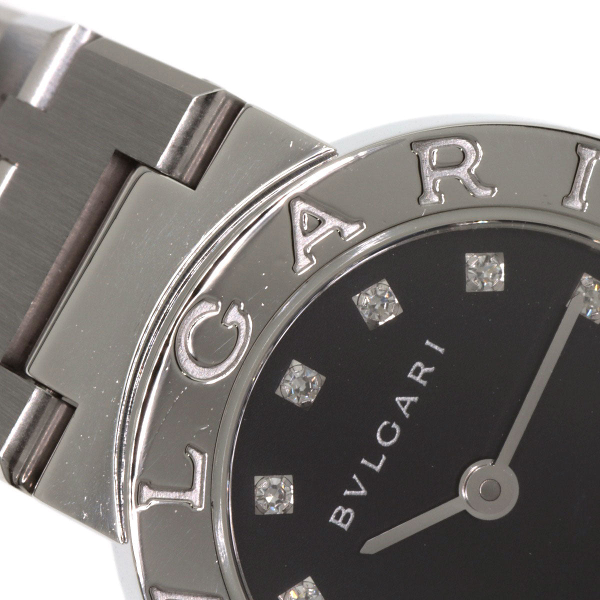 BVLGARI BVLGARI BVLGARI 12P Diamond Watches BB23SS/12 Stainless Steel/Stainless Steel Ladies