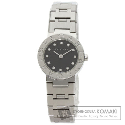 BVLGARI BVLGARI BVLGARI 12P Diamond Watches BB23SS/12 Stainless Steel/Stainless Steel Ladies