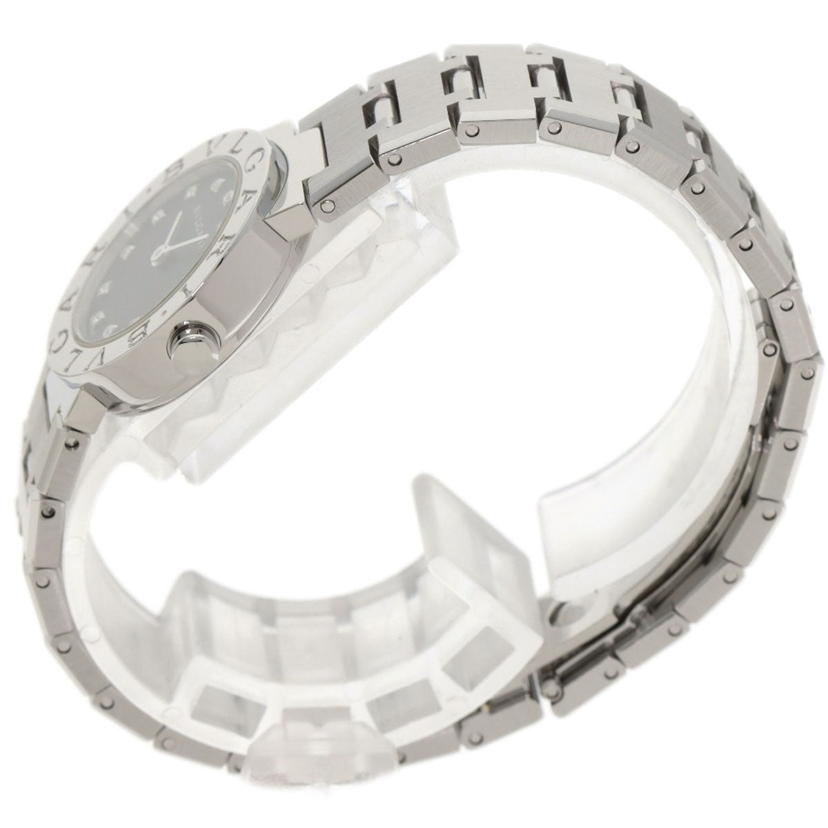 BVLGARI BVLGARI BVLGARI 12P Diamond Watches BB23SS/12 Stainless Steel/Stainless Steel Ladies