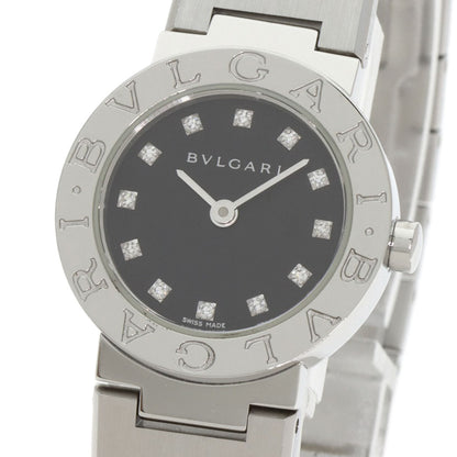 BVLGARI BVLGARI BVLGARI 12P Diamond Watches BB23SS/12 Stainless Steel/Stainless Steel Ladies