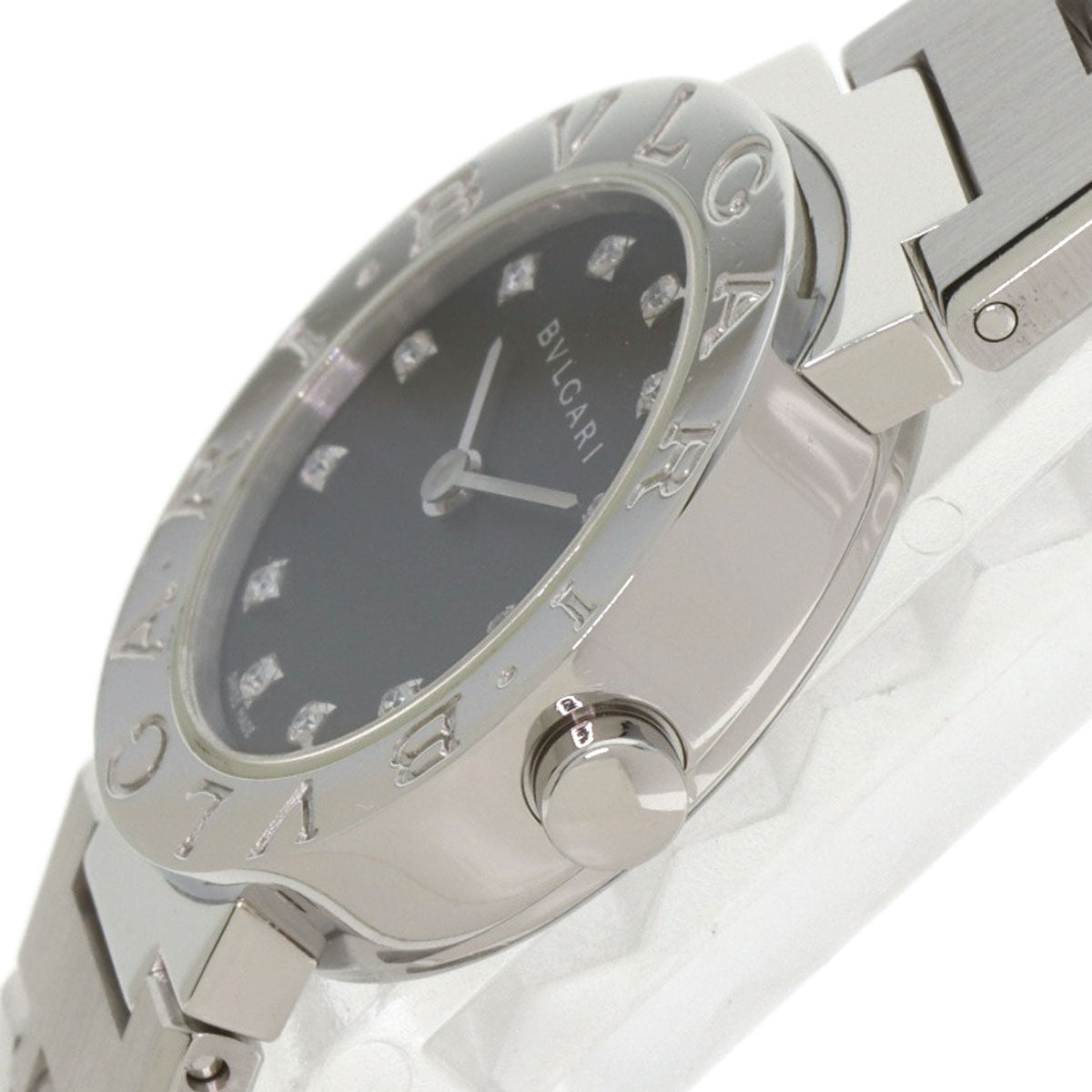 BVLGARI BVLGARI BVLGARI 12P Diamond Watches BB23SS/12 Stainless Steel/Stainless Steel Ladies