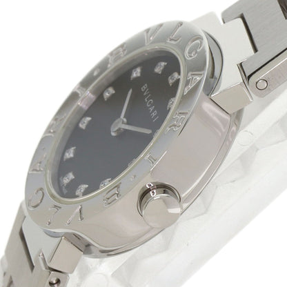 BVLGARI BVLGARI BVLGARI 12P Diamond Watches BB23SS/12 Stainless Steel/Stainless Steel Ladies