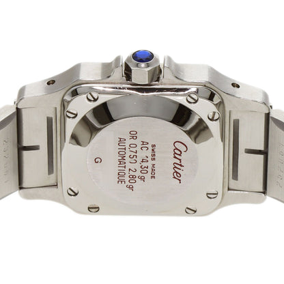 CARTIER Santos SM Carre Watches 82036288 Stainless Steel/SSxK18YG Ladies