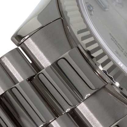 ROLEX Day Date 10P Diamond Watches 118239A K18 White Gold/K18 White Gold mens