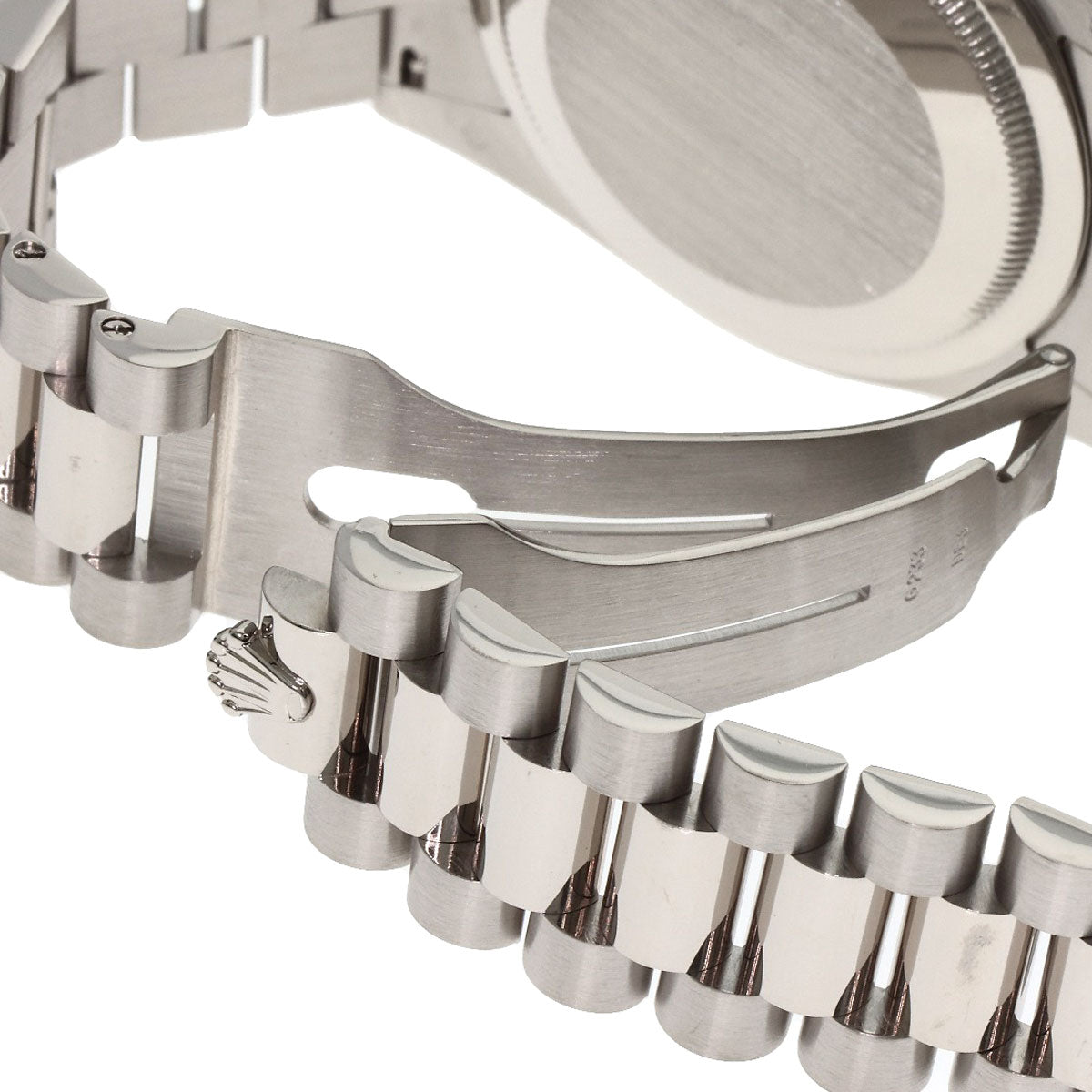 ROLEX Day Date 10P Diamond Watches 118239A K18 White Gold/K18 White Gold mens