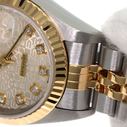 ROLEX DATEJUST 10P Diamond Watches 79173G Stainless Steel/SSxK18YG Ladies