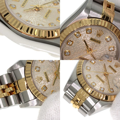 ROLEX DATEJUST 10P Diamond Watches 79173G Stainless Steel/SSxK18YG Ladies