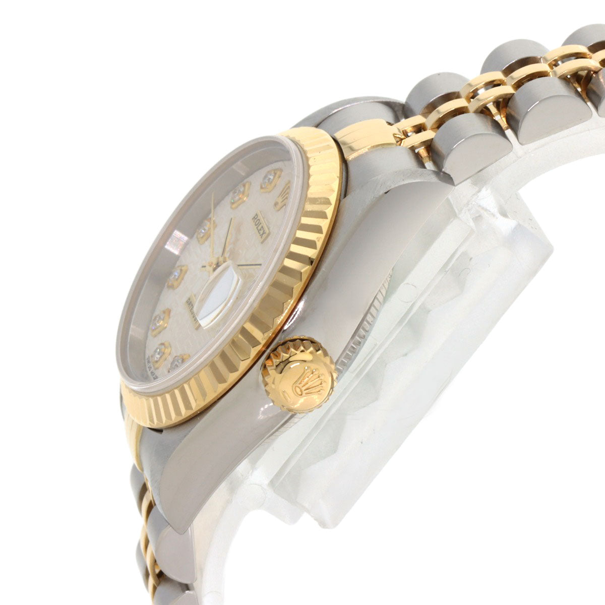 ROLEX DATEJUST 10P Diamond Watches 79173G Stainless Steel/SSxK18YG Ladies