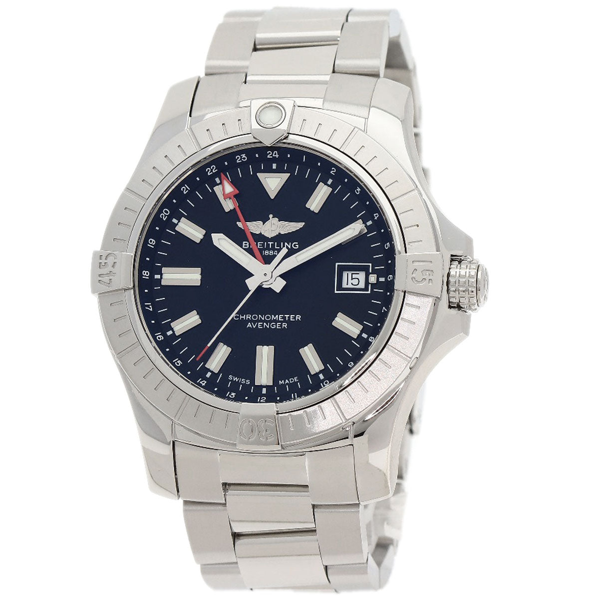 BREITLING Avenger Automatic GMT 43 Watches A32397 Stainless Steel/Stainless Steel mens