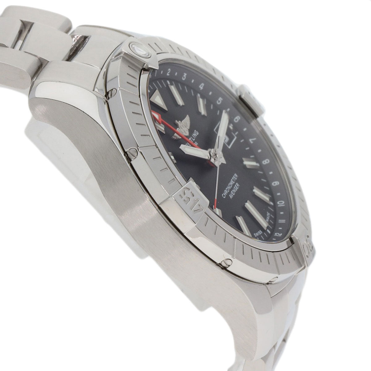 BREITLING Avenger Automatic GMT 43 Watches A32397 Stainless Steel/Stainless Steel mens