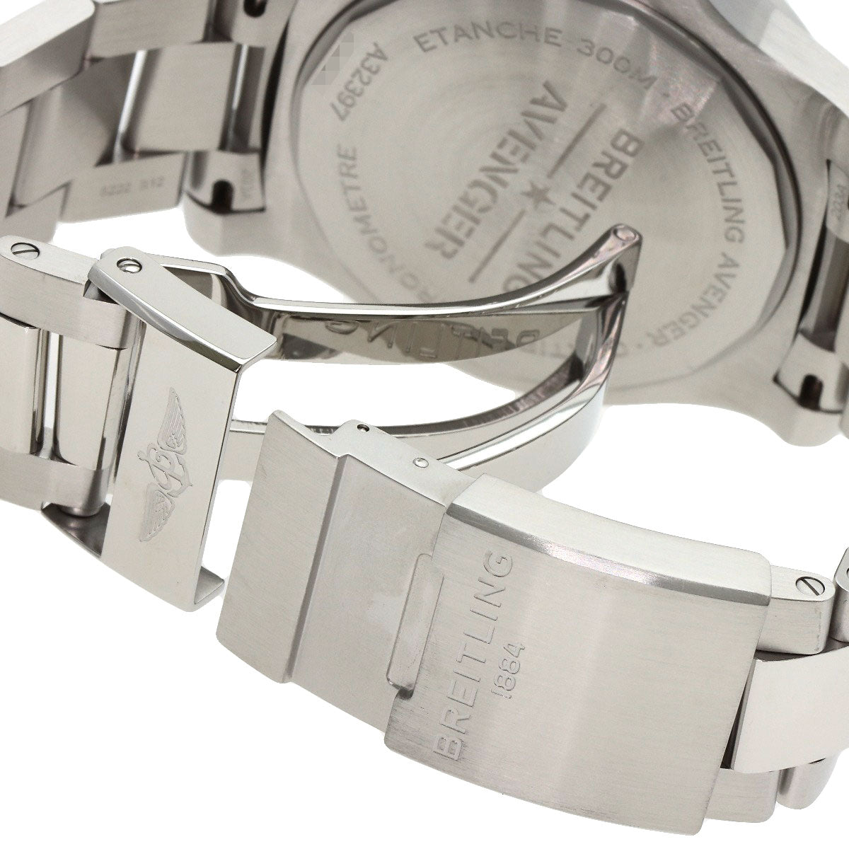 BREITLING Avenger Automatic GMT 43 Watches A32397 Stainless Steel/Stainless Steel mens