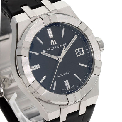 MAURICE LACROIX Icon 1.5" Watches AI6007 Stainless Steel/Leather mens