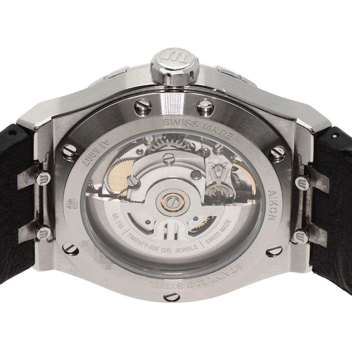 MAURICE LACROIX Icon 1.5" Watches AI6007 Stainless Steel/Leather mens