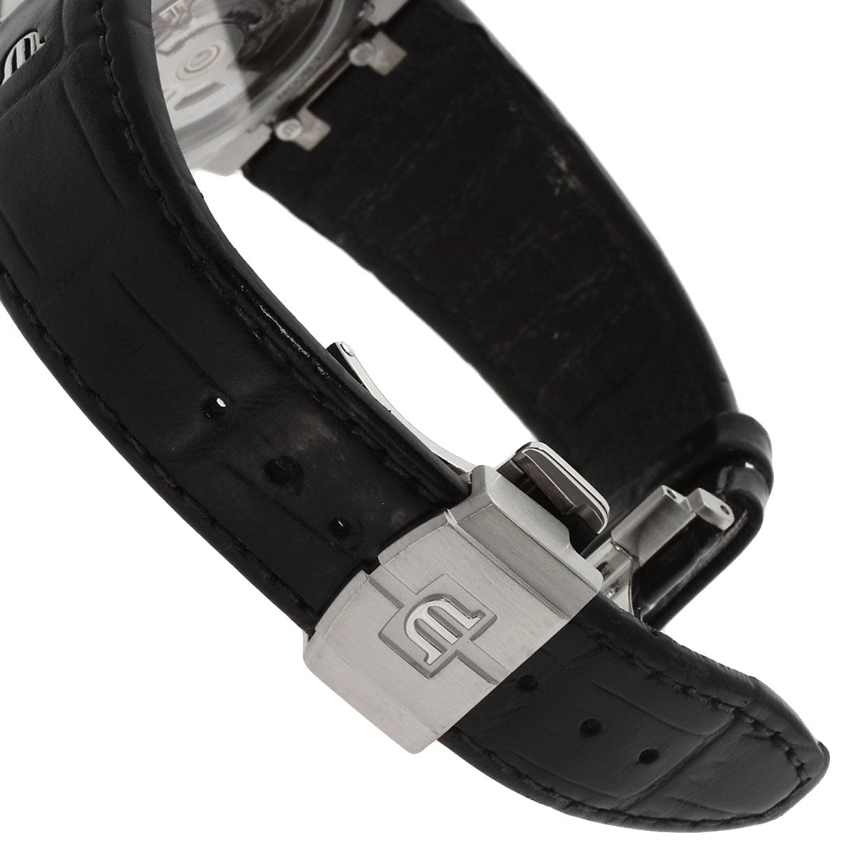 MAURICE LACROIX Icon 1.5" Watches AI6007 Stainless Steel/Leather mens