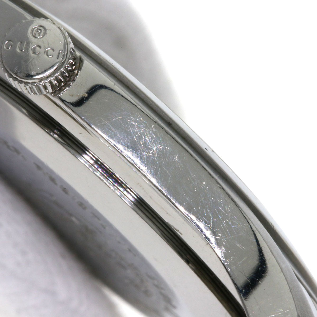 GUCCI Round face Watches 5500XL Stainless Steel/Stainless Steel mens