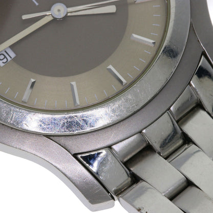 GUCCI Round face Watches 5500XL Stainless Steel/Stainless Steel mens