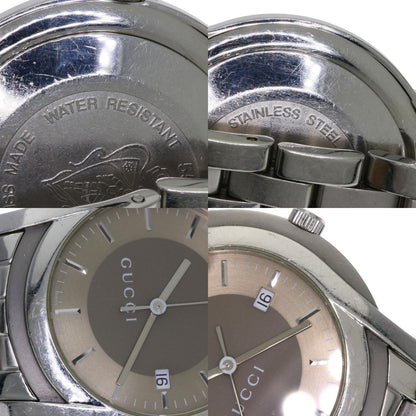 GUCCI Round face Watches 5500XL Stainless Steel/Stainless Steel mens