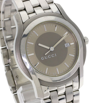 GUCCI Round face Watches 5500XL Stainless Steel/Stainless Steel mens