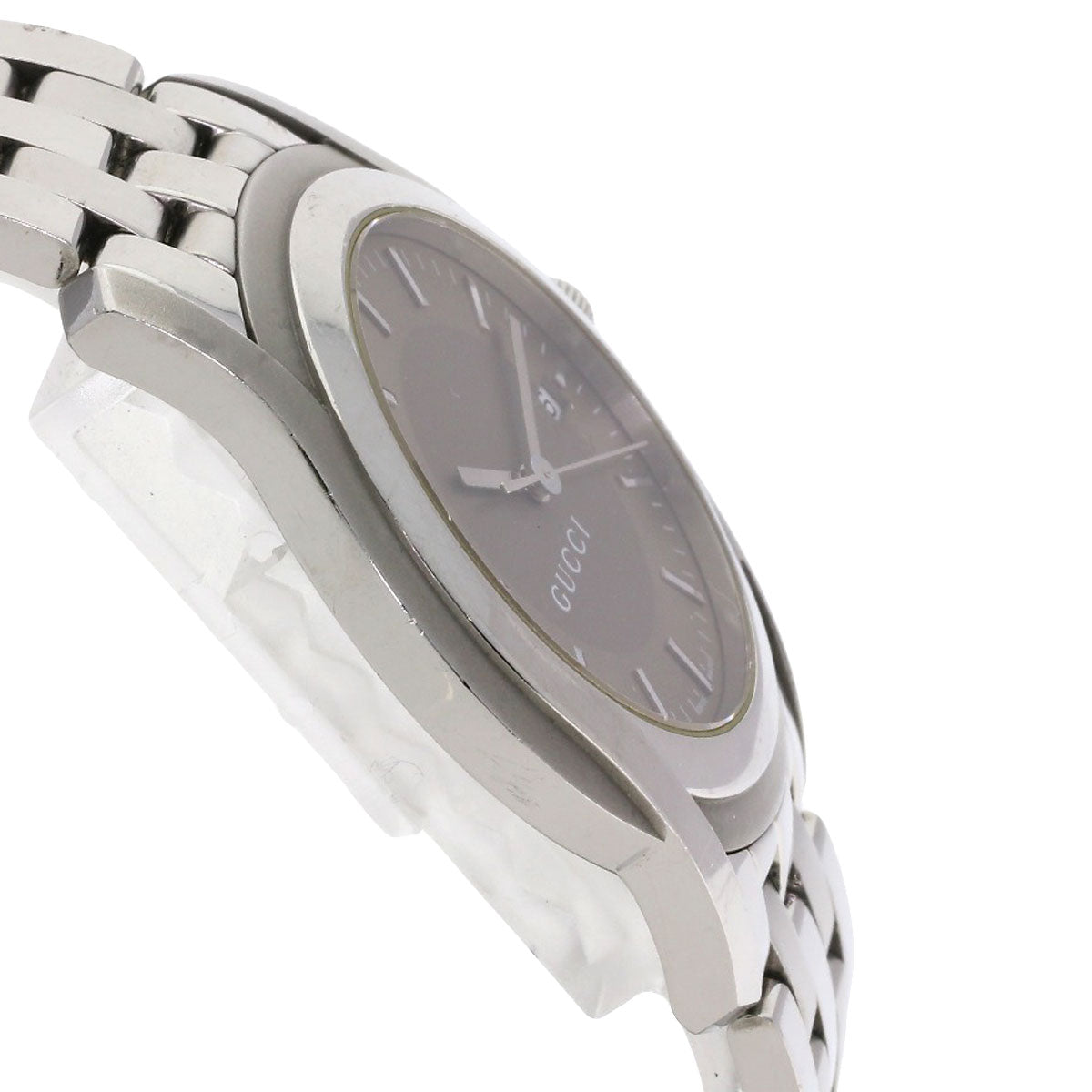 GUCCI Round face Watches 5500XL Stainless Steel/Stainless Steel mens