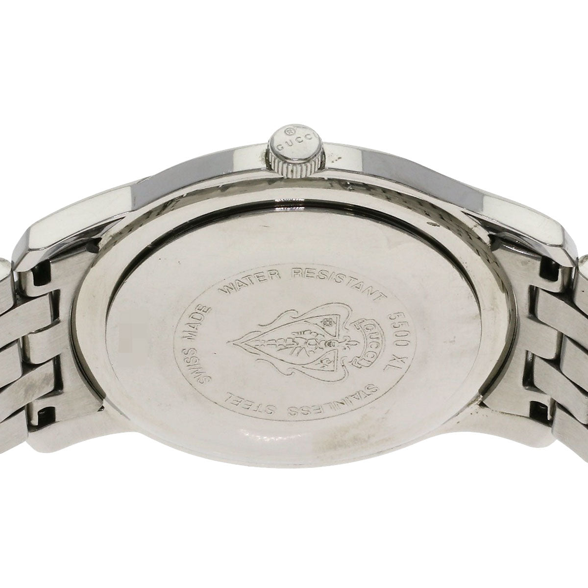 GUCCI Round face Watches 5500XL Stainless Steel/Stainless Steel mens