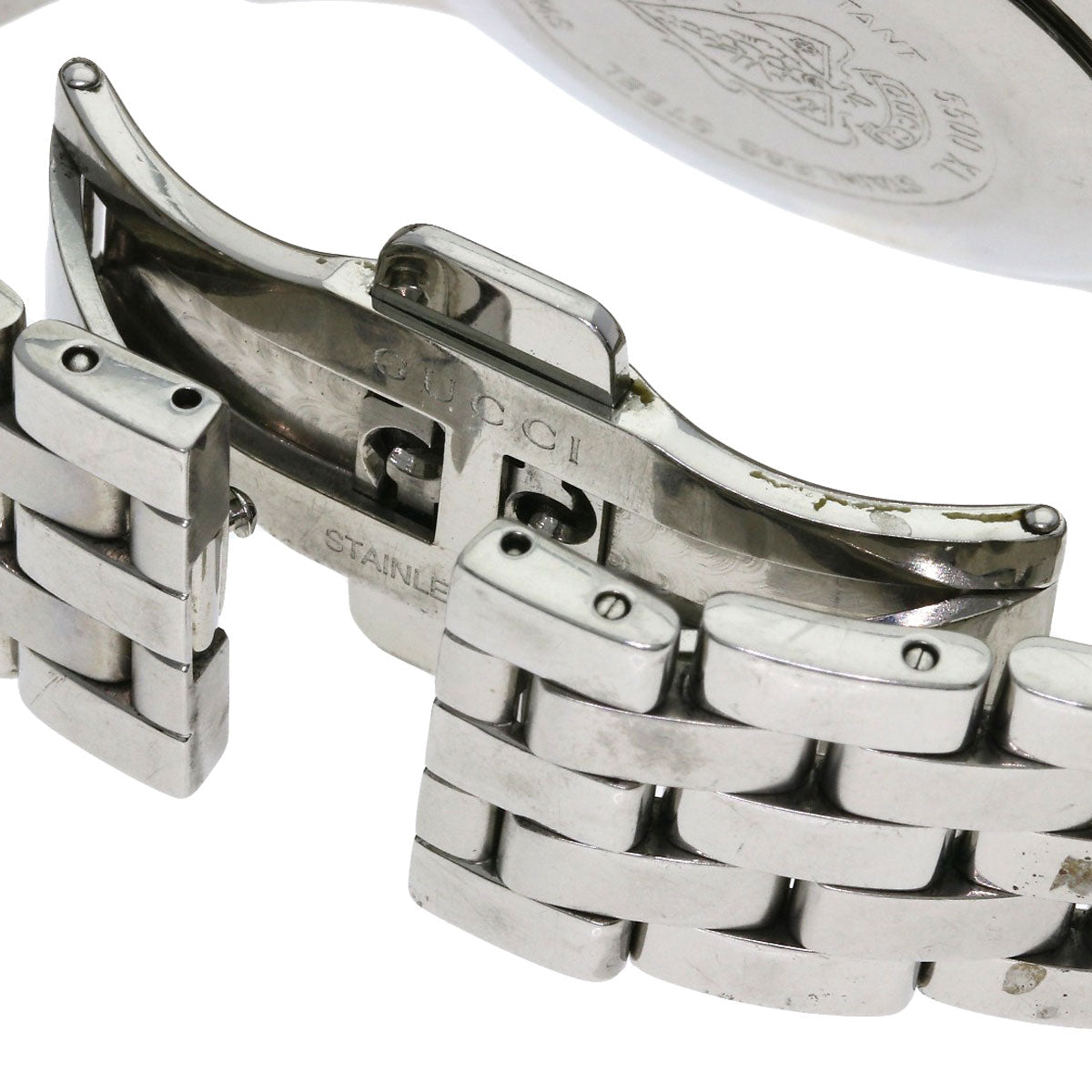 GUCCI Round face Watches 5500XL Stainless Steel/Stainless Steel mens