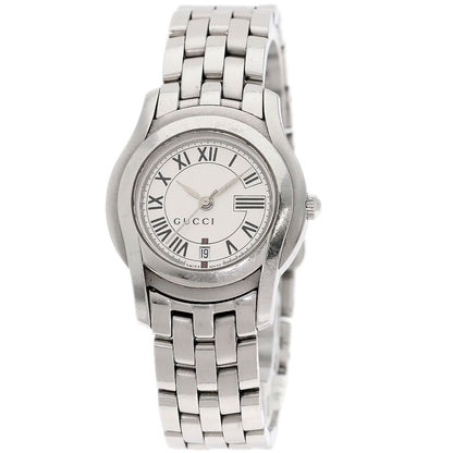 GUCCI Round face Watches 1500L Stainless Steel/Stainless Steel Ladies