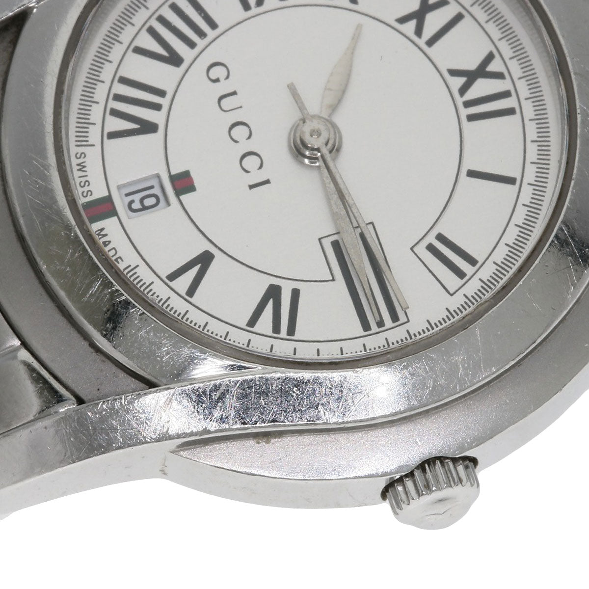 GUCCI Round face Watches 1500L Stainless Steel/Stainless Steel Ladies