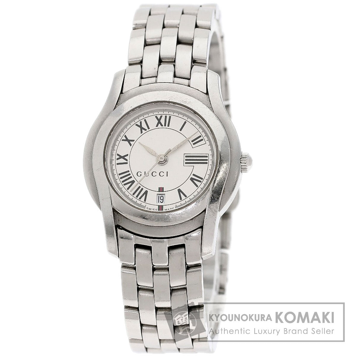 GUCCI Round face Watches 1500L Stainless Steel/Stainless Steel Ladies