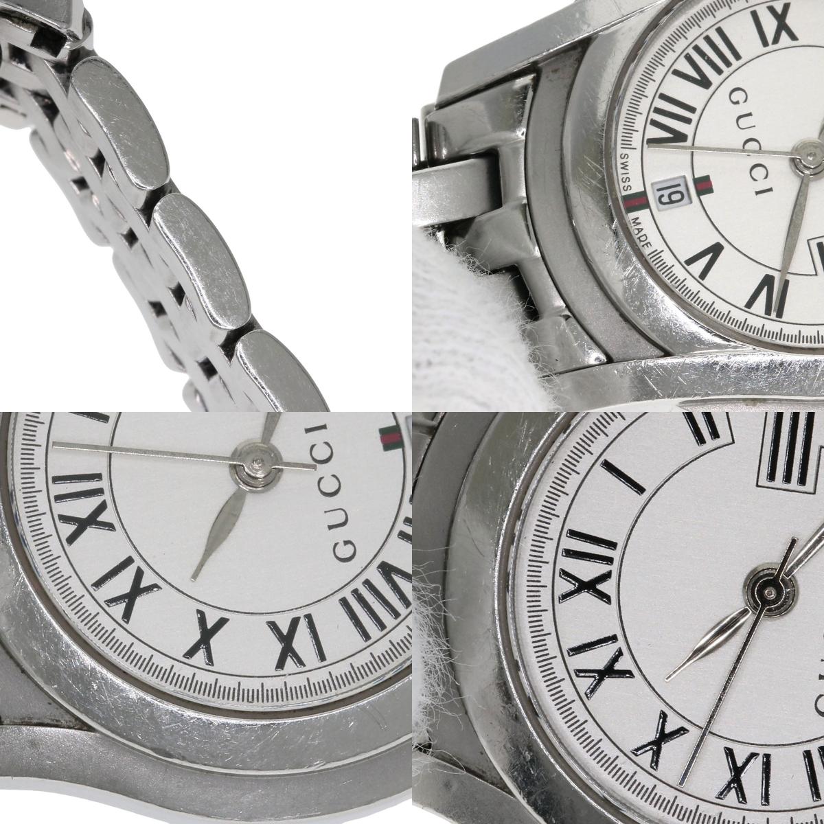 GUCCI Round face Watches 1500L Stainless Steel/Stainless Steel Ladies