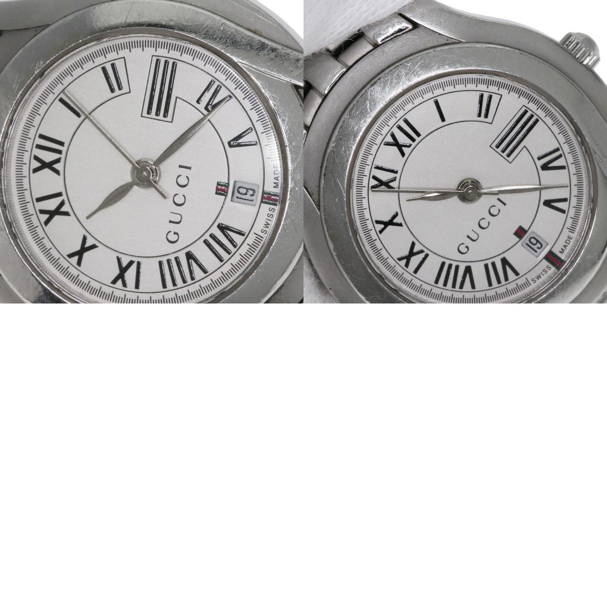 GUCCI Round face Watches 1500L Stainless Steel/Stainless Steel Ladies
