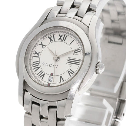GUCCI Round face Watches 1500L Stainless Steel/Stainless Steel Ladies