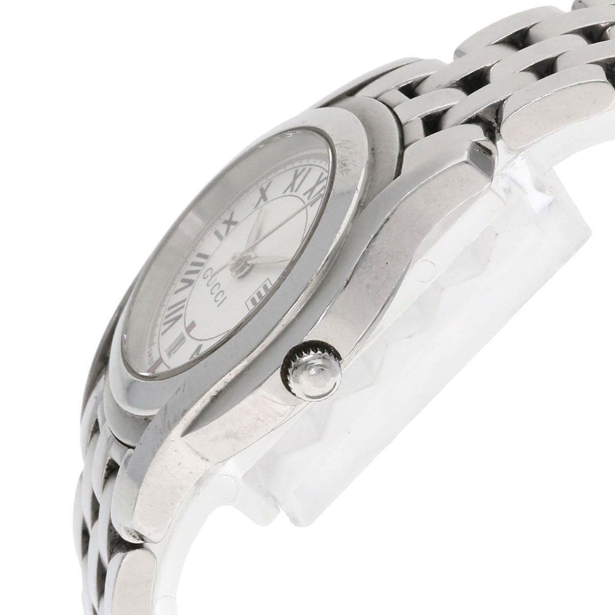 GUCCI Round face Watches 1500L Stainless Steel/Stainless Steel Ladies