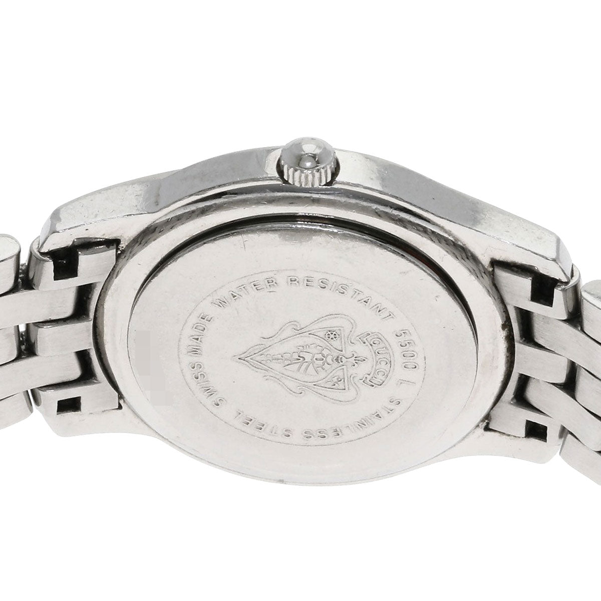 GUCCI Round face Watches 1500L Stainless Steel/Stainless Steel Ladies