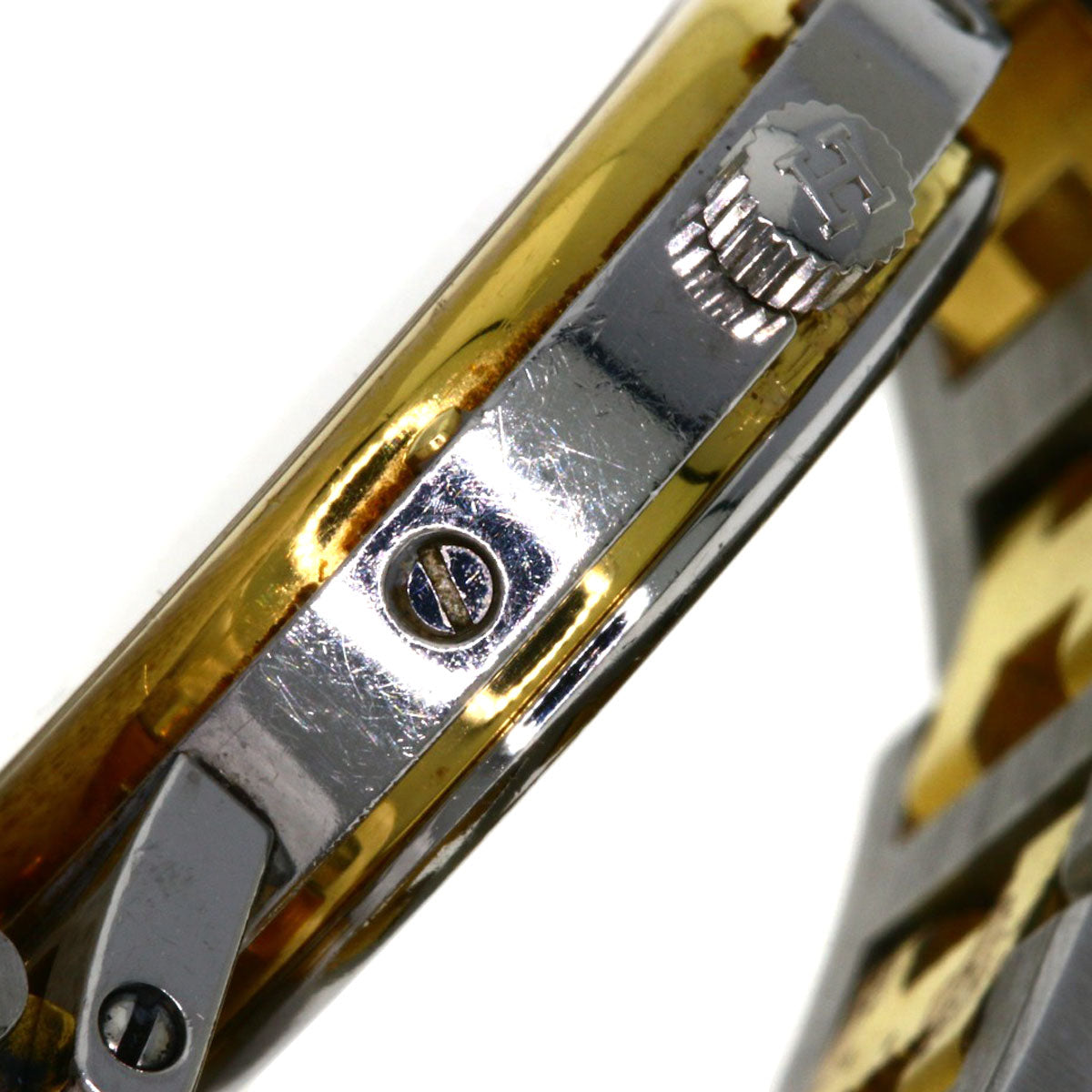 HERMES clipper old buckle Watches Stainless Steel/SSxGP Ladies