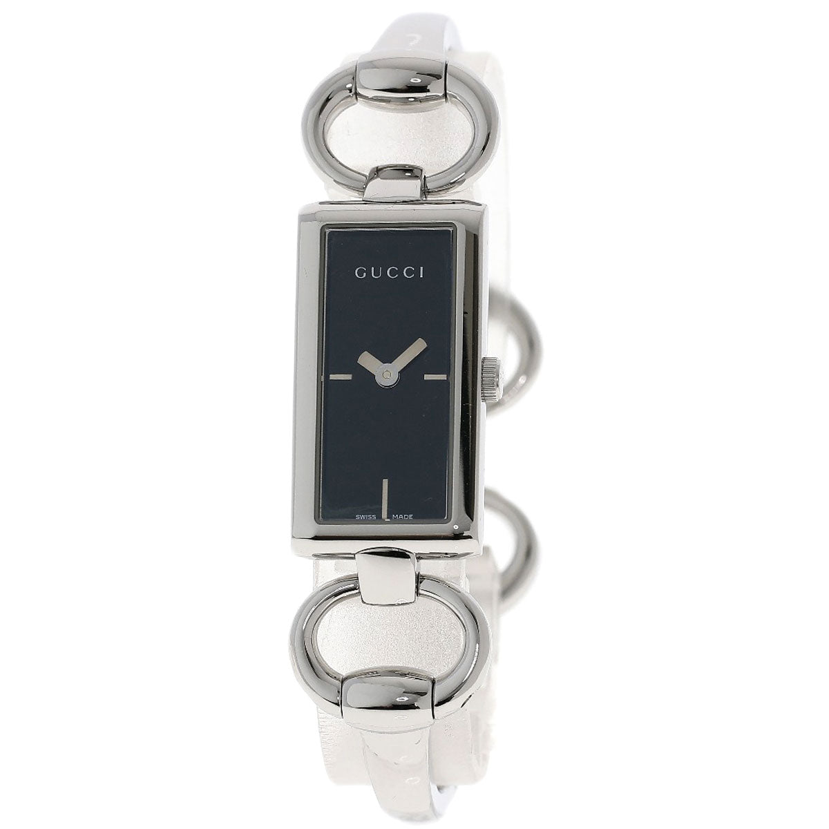 GUCCI Square face Watches YA119 Stainless Steel/Stainless Steel Ladies