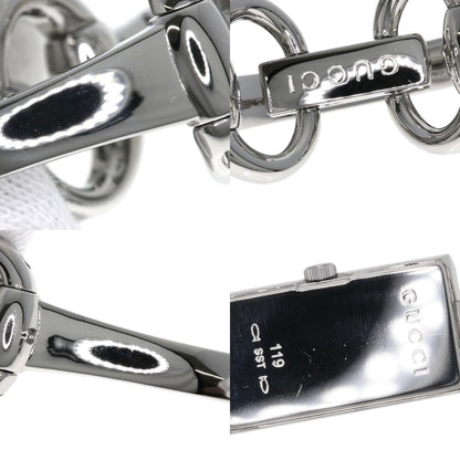 GUCCI Square face Watches YA119 Stainless Steel/Stainless Steel Ladies