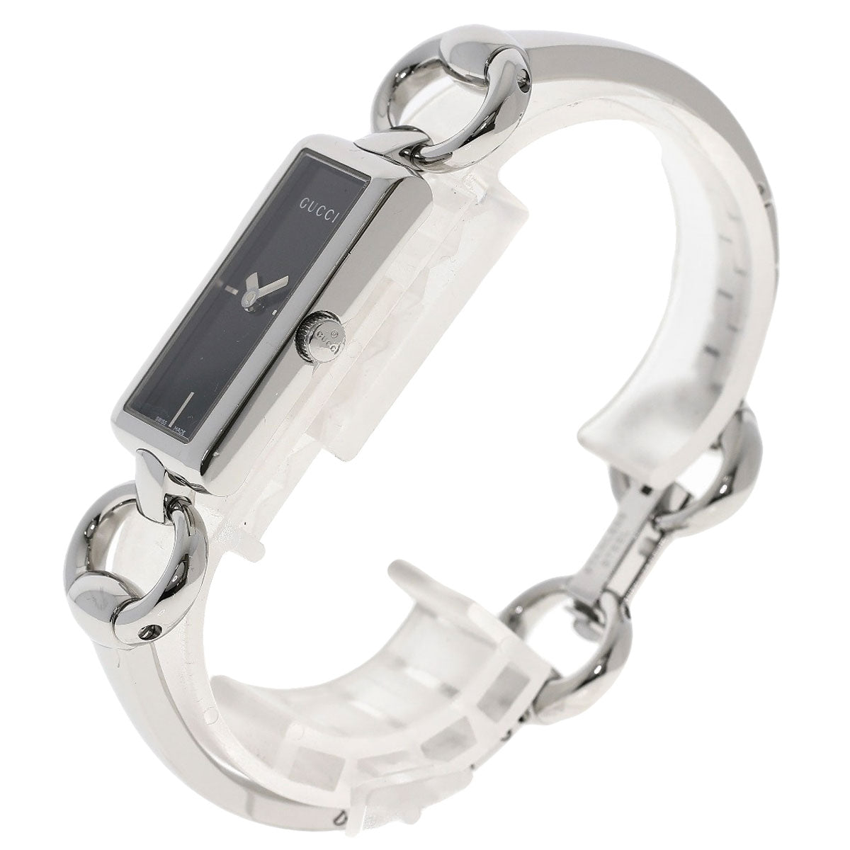 GUCCI Square face Watches YA119 Stainless Steel/Stainless Steel Ladies