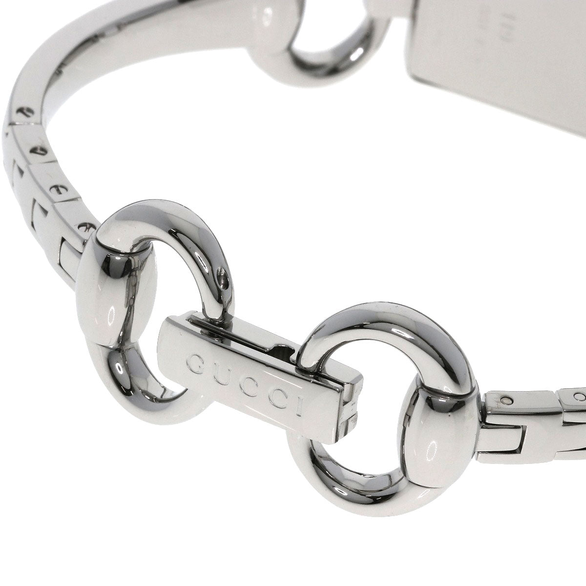 GUCCI Square face Watches YA119 Stainless Steel/Stainless Steel Ladies