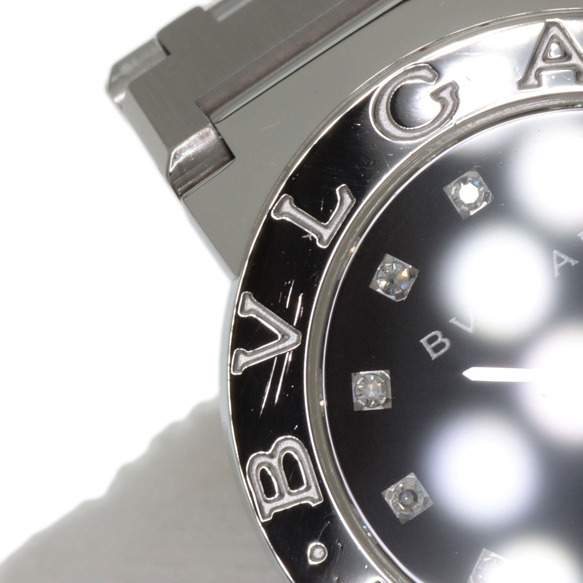 BVLGARI BVLGARI BVLGARI 12P Diamond Watches BB26SS/12 Stainless Steel/Stainless Steel Ladies