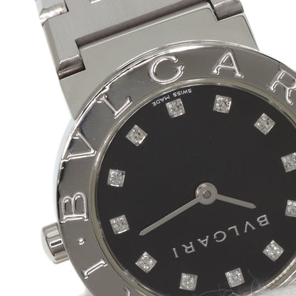 BVLGARI BVLGARI BVLGARI 12P Diamond Watches BB26SS/12 Stainless Steel/Stainless Steel Ladies