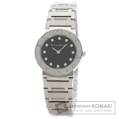 BVLGARI BVLGARI BVLGARI 12P Diamond Watches BB26SS/12 Stainless Steel/Stainless Steel Ladies