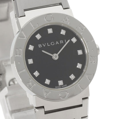 BVLGARI BVLGARI BVLGARI 12P Diamond Watches BB26SS/12 Stainless Steel/Stainless Steel Ladies