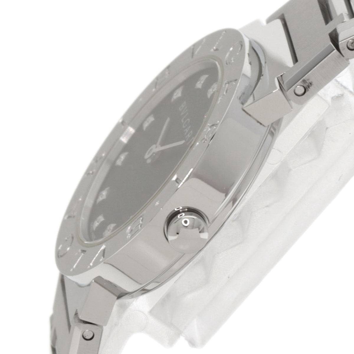 BVLGARI BVLGARI BVLGARI 12P Diamond Watches BB26SS/12 Stainless Steel/Stainless Steel Ladies