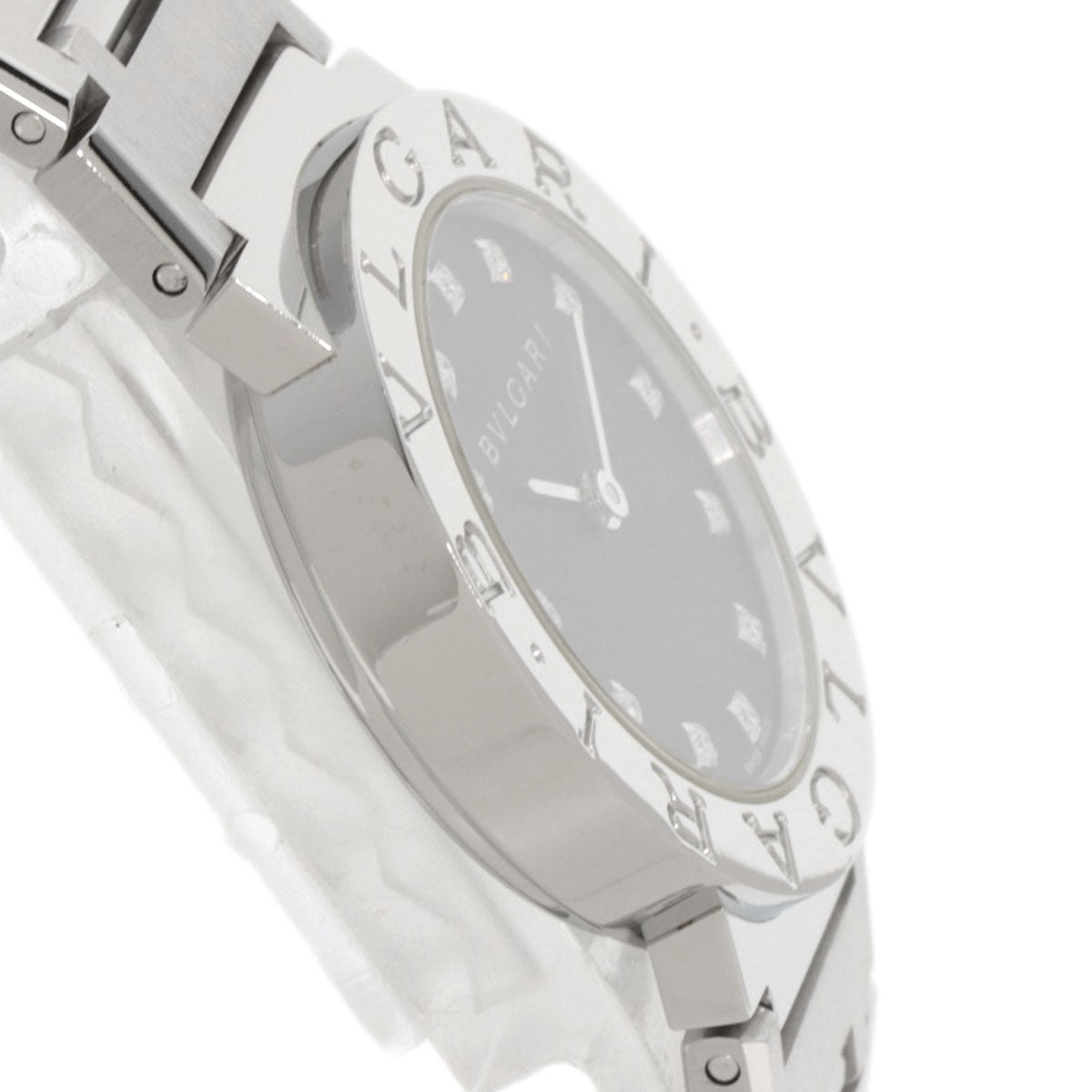 BVLGARI BVLGARI BVLGARI 12P Diamond Watches BB26SS/12 Stainless Steel/Stainless Steel Ladies