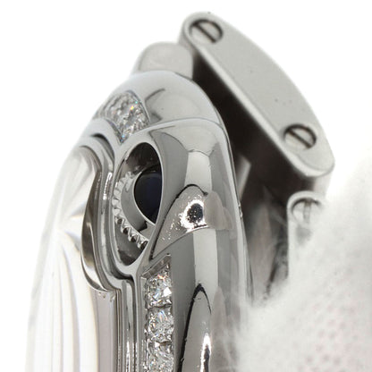 CARTIER Ballon Blue Bezel Diamond Watches W4BB0015 Stainless Steel/Stainless Steel Ladies