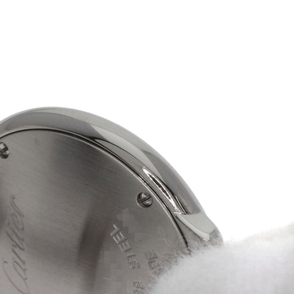 CARTIER Ballon Blue Bezel Diamond Watches W4BB0015 Stainless Steel/Stainless Steel Ladies