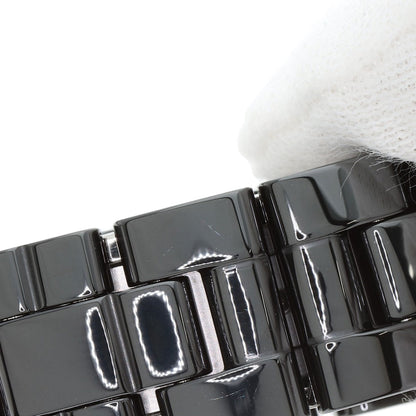 CHANEL J12 1.3" Center Diamond Watches H2122 Ceramic/Ceramic Ladies