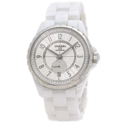 CHANEL J12-365 Diamond White Ceramic Watches H3841 Ceramic/Ceramic Boys